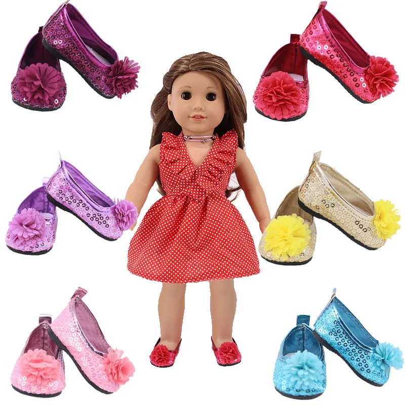 6 Sets Doll Shoes With Sequins And Flowers For18 Inch American &43CM Born Baby Casual Cute Accesstories Girls Toys Generation
6 Sets Doll Shoes With Sequins And Flowers For18 Inch American &43CM Born Baby Casual Cute Accesstories Girls Toys Generation