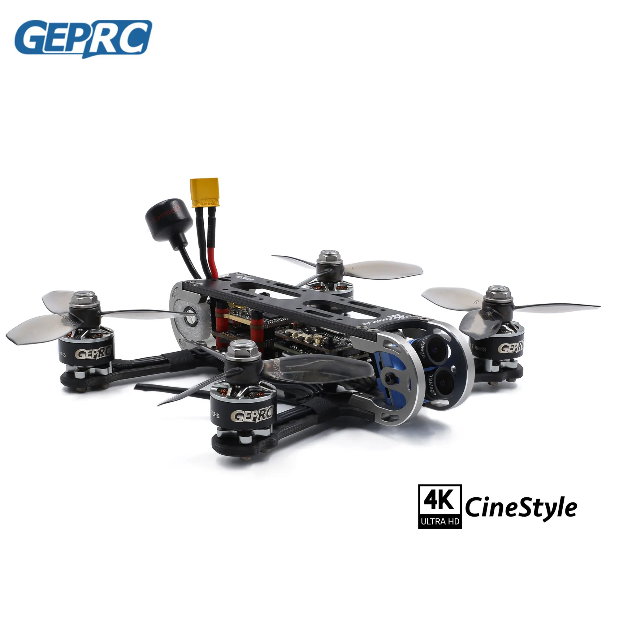 GEPRC CineStyle 4K STABLE PRO F722 BLHELI32 35A 500mW Caddx Tarsier 4K GR1507 3600KV 4S 144mm 3inch FPV Cinewhoop Ducted Drone
GEPRC CineStyle 4K STABLE PRO F722 BLHELI32 35A 500mW Caddx Tarsier 4K GR1507 3600KV 4S 144mm 3inch FPV Cinewhoop Ducted Drone