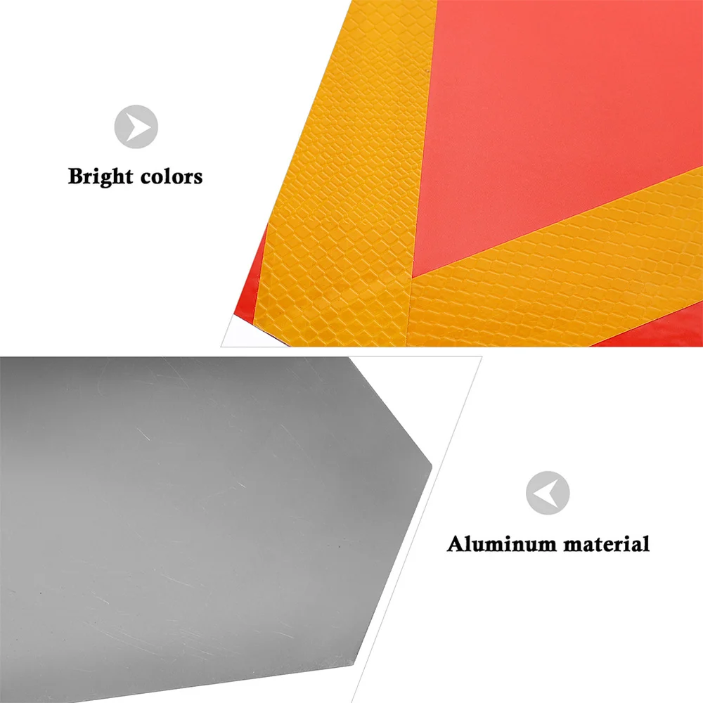 2 Pcs Slow Moving Vehicle Sign Triangle Sign Rear Reflector Reflective Board
2 Pcs Slow Moving Vehicle Sign Triangle Sign Rear Reflector Reflective Board