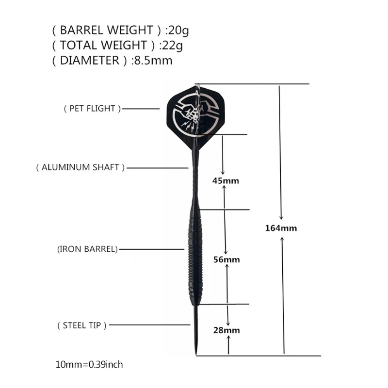 13 Pcs/Pack Professional 22 Grams Dart Set Aluminum Shaft Flight Protector Dart Board Kit with 1 Pc Millstone G99D
13 Pcs/Pack Professional 22 Grams Dart Set Aluminum Shaft Flight Protector Dart Board Kit with 1 Pc Millstone G99D