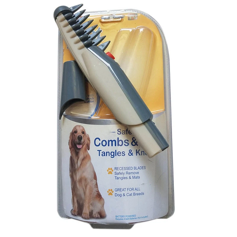 Pet Cat Hair Grooming Comb Electric Pet Hair Comb Flea Remover Comb Pet Groom Trimmer Tangles Tool For Dogs Cats
Pet Cat Hair Grooming Comb Electric Pet Hair Comb Flea Remover Comb Pet Groom Trimmer Tangles Tool For Dogs Cats