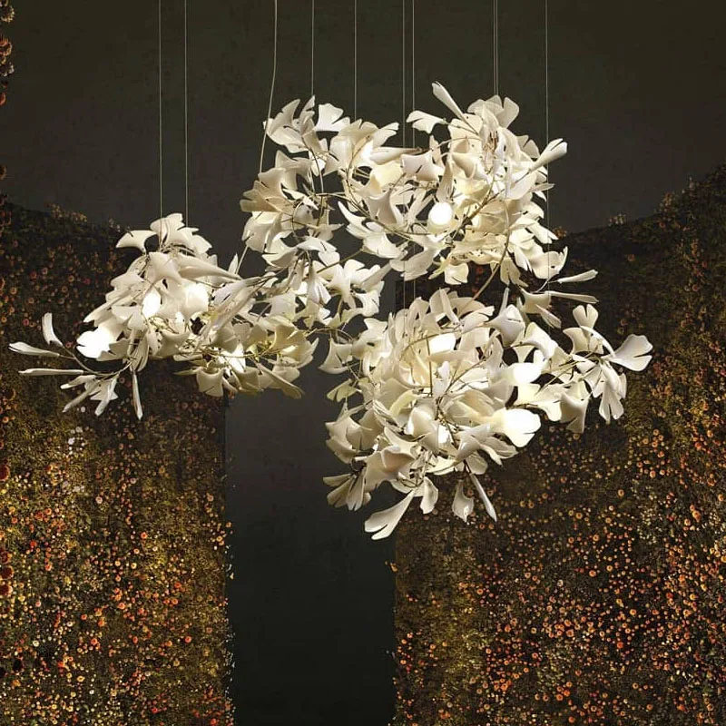 Art Fan 2020 New Style Ceramics Lily Ginkgo Leaf High Class Sand Table Design Hotel Dining Room Ceiling Lamp
Art Fan 2020 New Style Ceramics Lily Ginkgo Leaf High Class Sand Table Design Hotel Dining Room Ceiling Lamp