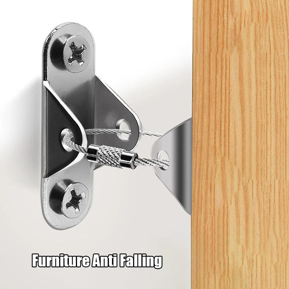 Furniture Anchors Kit - Safety Anti Tip Furniture Straps Set, Adjustable Secure Cabinet Wall Straps Earthquake Resistant for Kid
Furniture Anchors Kit - Safety Anti Tip Furniture Straps Set, Adjustable Secure Cabinet Wall Straps Earthquake Resistant for Kid