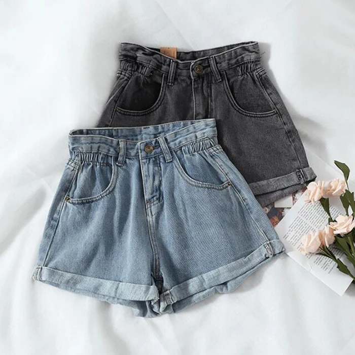 New 2020 Summer High Waist Denim Shorts Women Casual Loose Ladies Fashion Plus Size Elastic Waist Wide Leg Short Jeans DK574
New 2020 Summer High Waist Denim Shorts Women Casual Loose Ladies Fashion Plus Size Elastic Waist Wide Leg Short Jeans DK574
