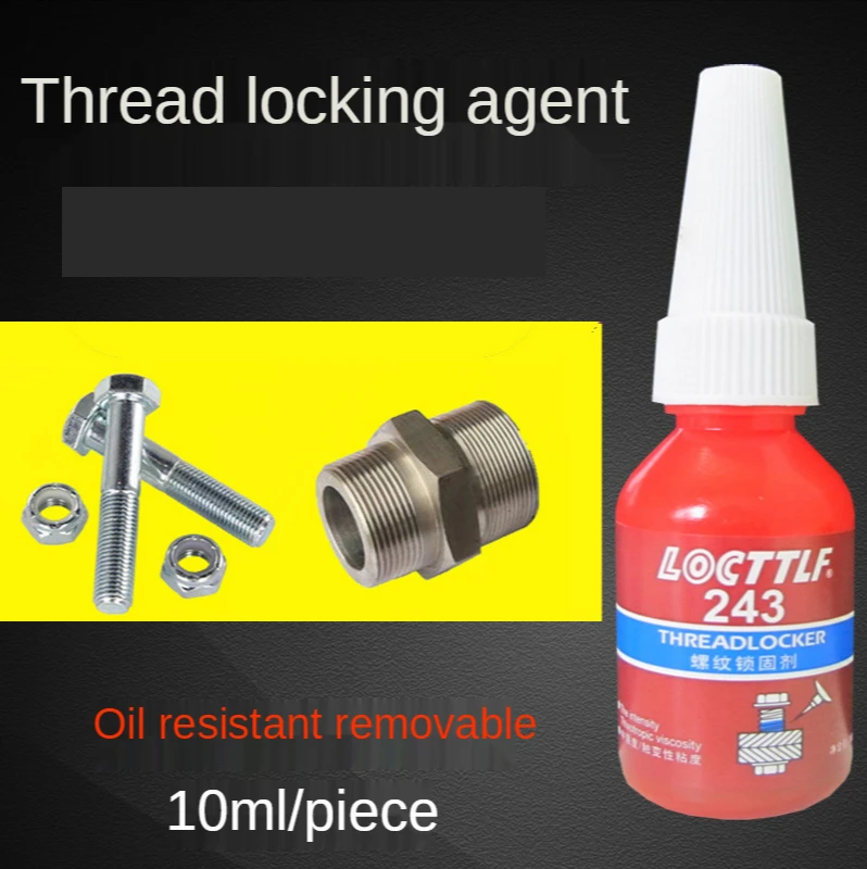 10ml Sealant Anticorrosive Thread Compression Blue 242 Glue Anaerobic Screw Lock New Anaerobic Glue 
10ml Sealant Anticorrosive Thread Compression Blue 242 Glue Anaerobic Screw Lock New Anaerobic Glue