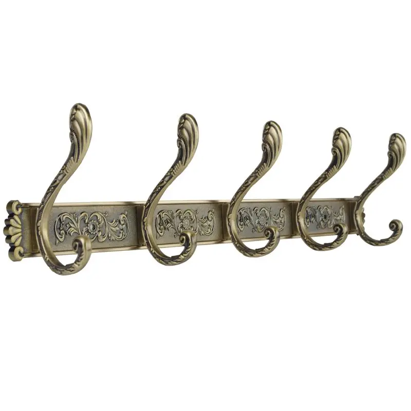 Robe Hooks Luxury Bathroom Wall Carving Antique Robe Hooks 5 Row Hook Coat Hange
Robe Hooks Luxury Bathroom Wall Carving Antique Robe Hooks 5 Row Hook Coat Hange