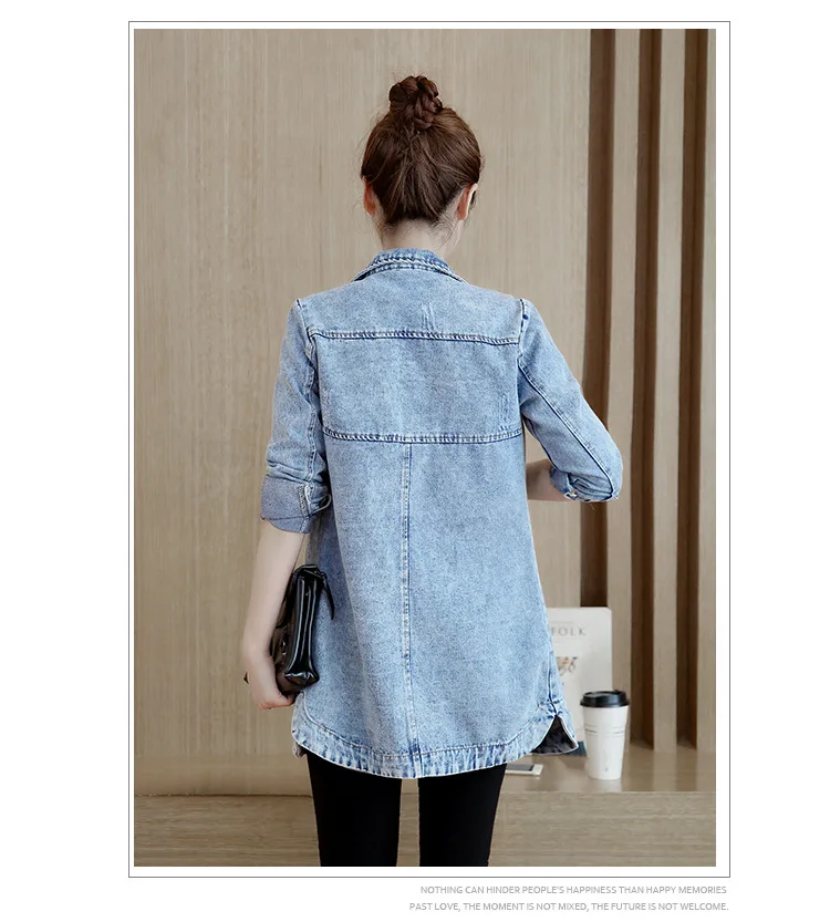 ZQLZ New Streetwear Long Denim Jacket Women Plus Size 5XL Women's Autumn Coat Casual Vintage Jeans Overcoat Loose Coats Female
ZQLZ New Streetwear Long Denim Jacket Women Plus Size 5XL Women's Autumn Coat Casual Vintage Jeans Overcoat Loose Coats Female