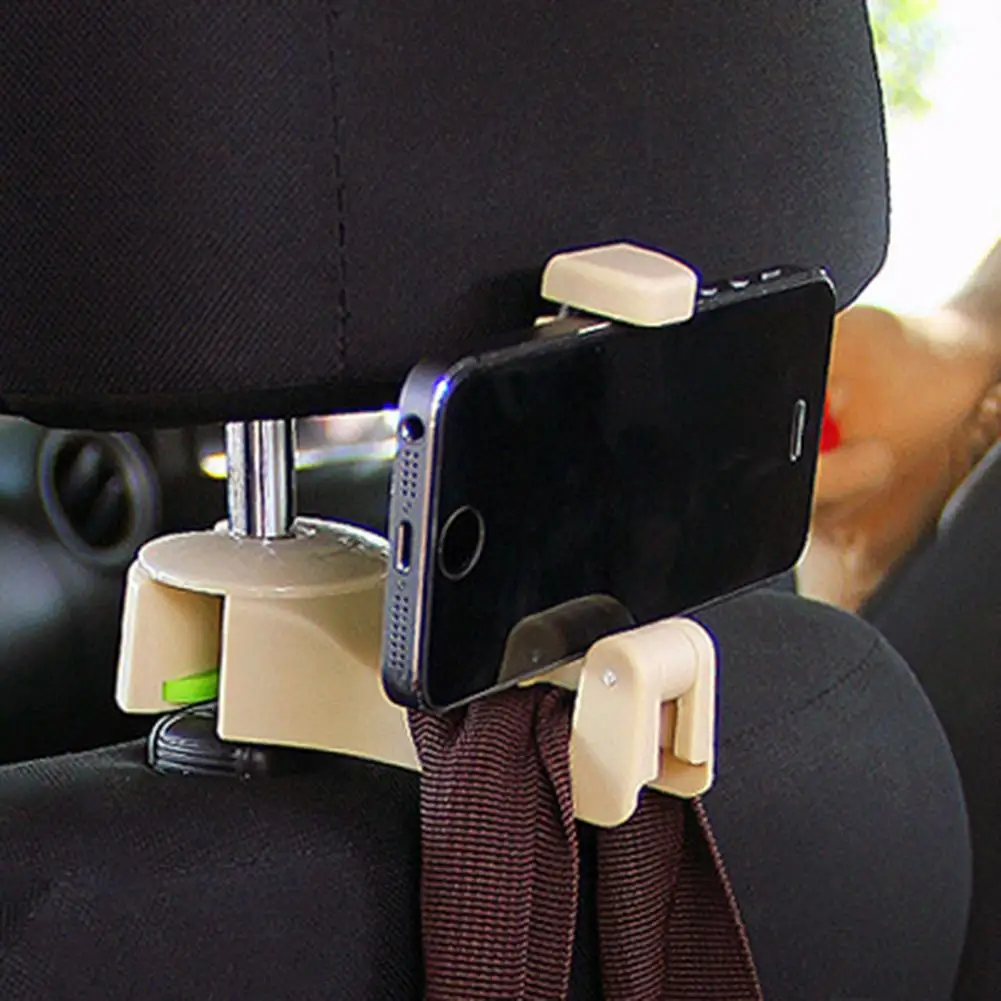 2 in 1 Car Headrest Hook Phone Holder Seat Back Hanger for Handbag Bag Wallet Grocery Cloth Foldable Clips Storage Organizer
2 in 1 Car Headrest Hook Phone Holder Seat Back Hanger for Handbag Bag Wallet Grocery Cloth Foldable Clips Storage Organizer