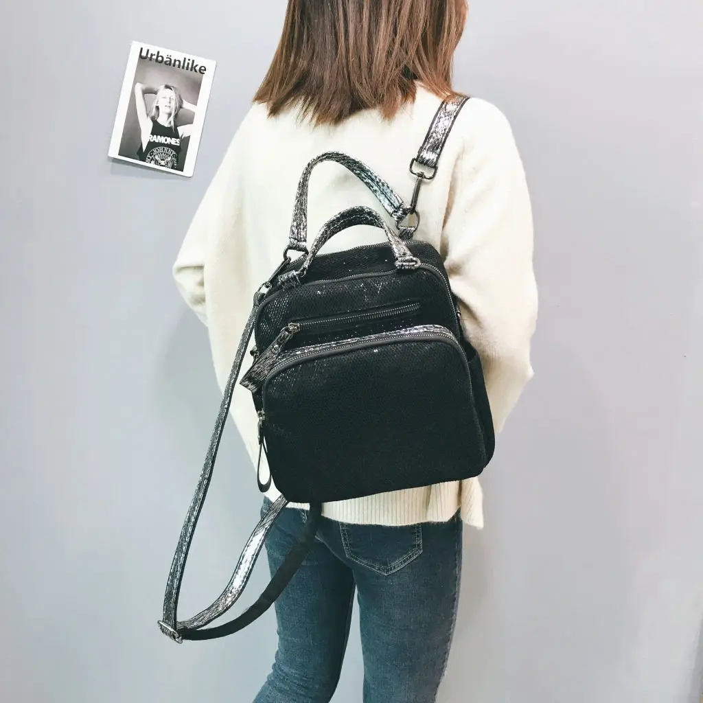 New Polyester Women Backpacks Teenage Girls Student Book Bags Shiny Ladies Business Backpack Fashion Laptop Bags Female Backpack
New Polyester Women Backpacks Teenage Girls Student Book Bags Shiny Ladies Business Backpack Fashion Laptop Bags Female Backpack