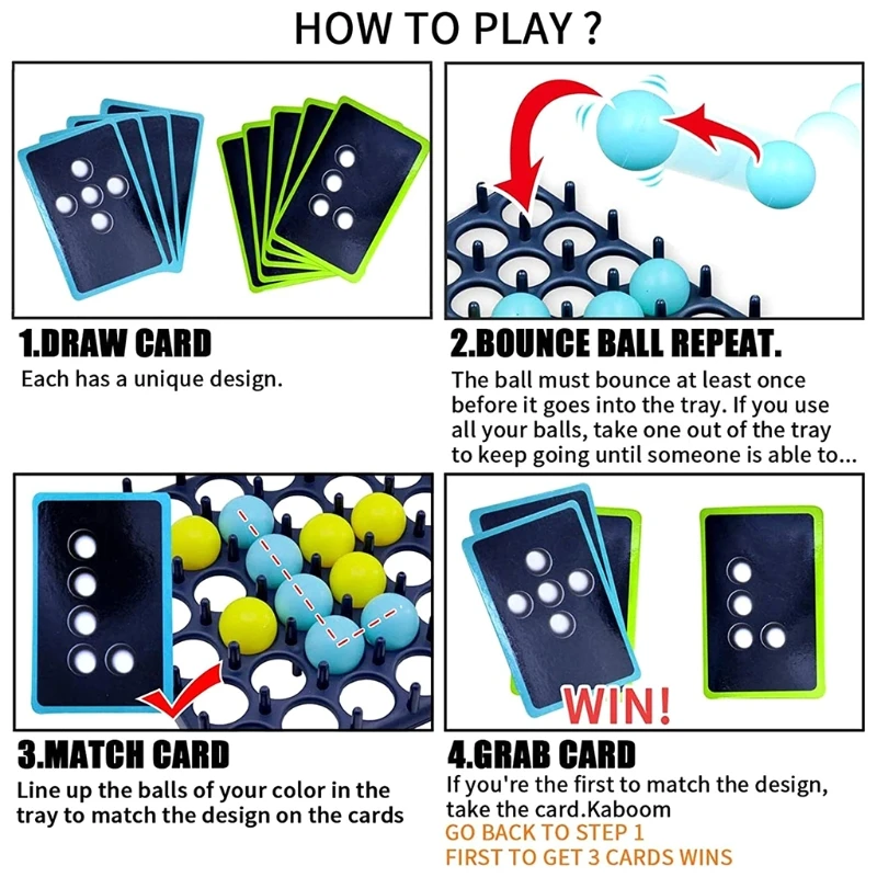 Preschool Kids Improve Intelligence Bouncing Ball Game Table Chess Toys Kids Party Favor
Preschool Kids Improve Intelligence Bouncing Ball Game Table Chess Toys Kids Party Favor
