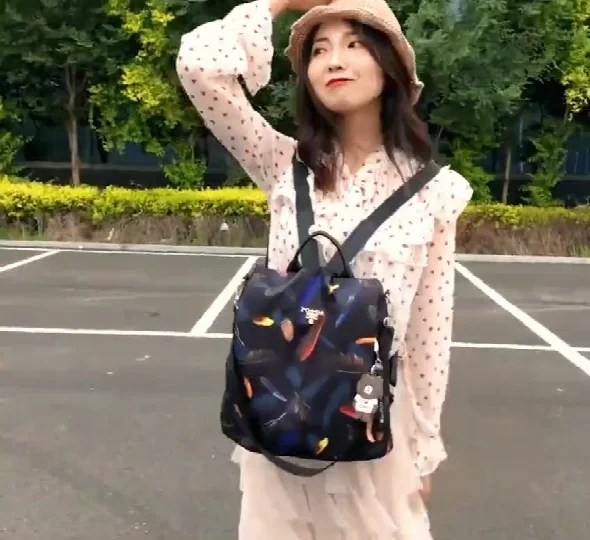 2019 Casual Style Backpack Women Oxford Multifunction Backpack Feather Pattern Backpack for Teenage Girls School Bag WHY256
2019 Casual Style Backpack Women Oxford Multifunction Backpack Feather Pattern Backpack for Teenage Girls School Bag WHY256