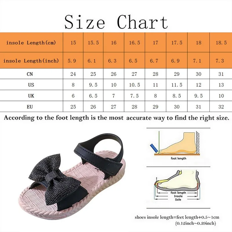Girls Sandal Bow Sandals Butterfly-knot Non-slip Soft Kids Toddler Baby Shoes Children's Girls Princess Open Toe Beach Sandals
Girls Sandal Bow Sandals Butterfly-knot Non-slip Soft Kids Toddler Baby Shoes Children's Girls Princess Open Toe Beach Sandals