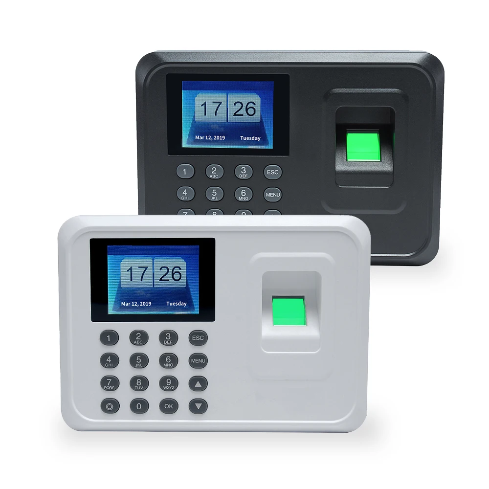 A5 2.4in Biometric Fingerprint Time Attendance System Clock Recorder Office TFT Recording Device Electronic Machine
A5 2.4in Biometric Fingerprint Time Attendance System Clock Recorder Office TFT Recording Device Electronic Machine