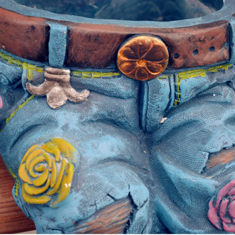 Rural Style Garden Jeans Vase Pants Flower Pot Garden Decoration Ornaments Retro Courtyard Balcony Ground Creative Flowerpot
Rural Style Garden Jeans Vase Pants Flower Pot Garden Decoration Ornaments Retro Courtyard Balcony Ground Creative Flowerpot
