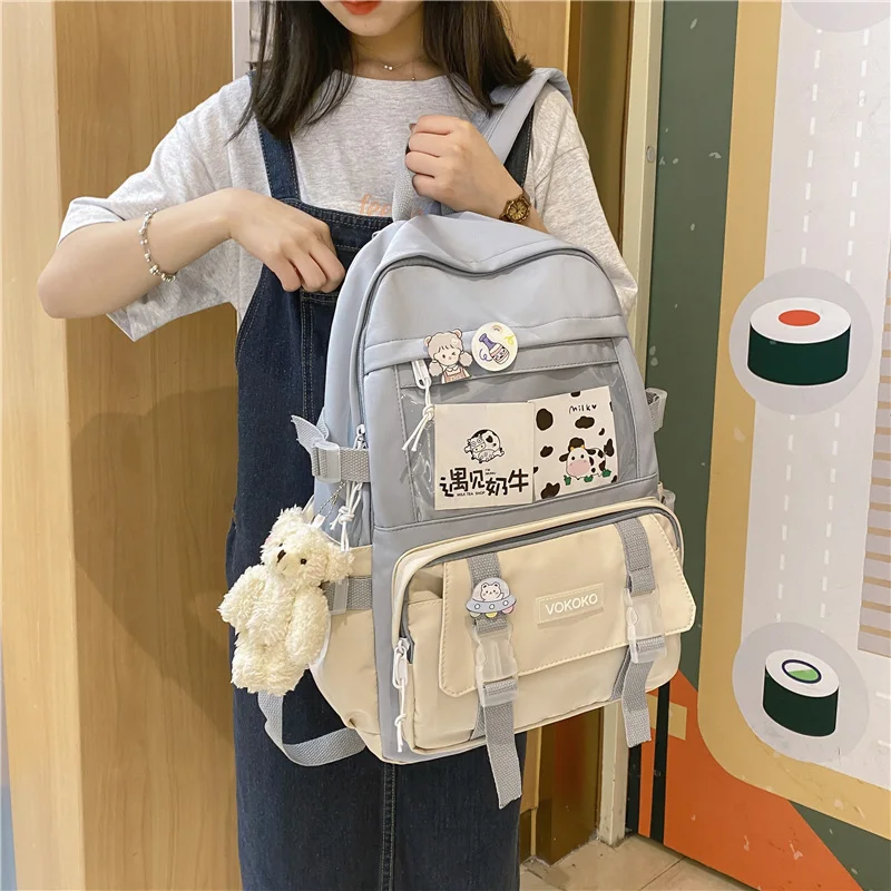 EnoPella Fashion Waterproof Women Backpack Teenager Girl Kawaii BookBag Laptop Rucksack Cute Student School Bag Mochila Female
EnoPella Fashion Waterproof Women Backpack Teenager Girl Kawaii BookBag Laptop Rucksack Cute Student School Bag Mochila Female