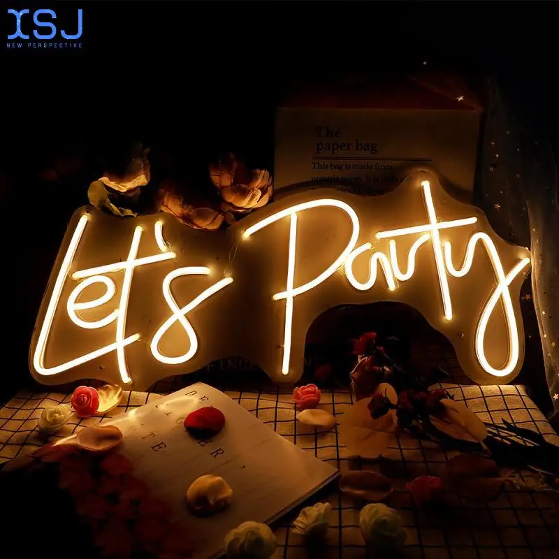1Set Custom Led Lets Party Letter Lamp Neon Light Signs Bar Pub Decoration Party Lights for Room Christmas Happy Birthday Decor
1Set Custom Led Lets Party Letter Lamp Neon Light Signs Bar Pub Decoration Party Lights for Room Christmas Happy Birthday Decor