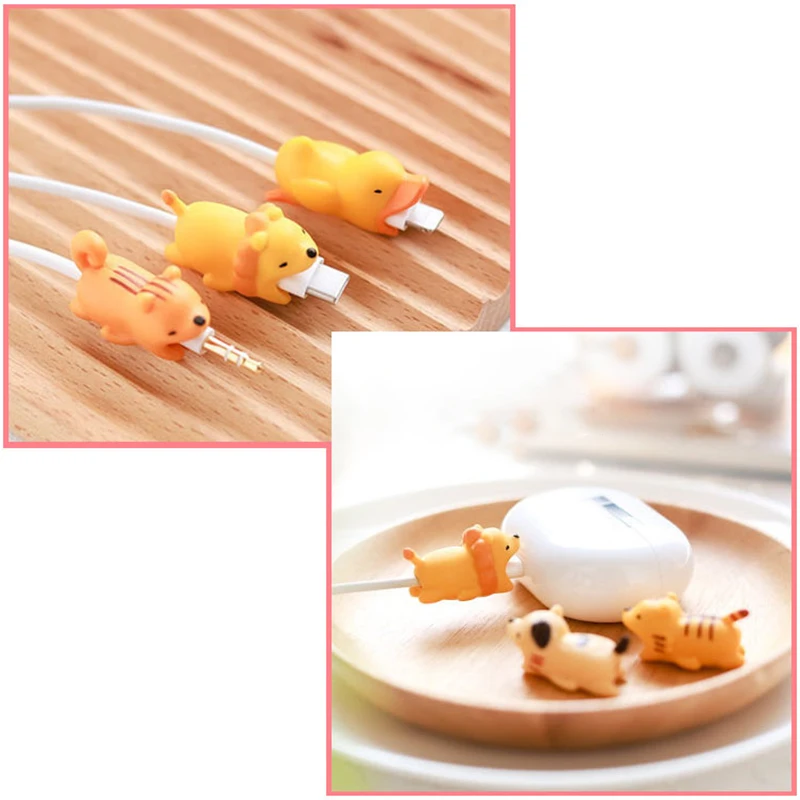 Protective Cover Cute Cartoon Charger Cable Winder Protective Cover Protector Data Cable Protector Earphone Cable Wire Cover
Protective Cover Cute Cartoon Charger Cable Winder Protective Cover Protector Data Cable Protector Earphone Cable Wire Cover