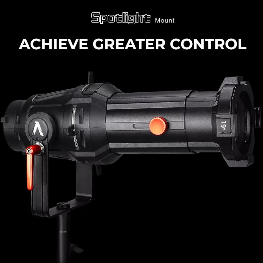 Aputure 19/26/36 Degree Bowens Spotlight Mount Set Lighting Modifiers Fit Bowens Mount Lights For 300d II 120d II 19° 26° 36°
Aputure 19/26/36 Degree Bowens Spotlight Mount Set Lighting Modifiers Fit Bowens Mount Lights For 300d II 120d II 19° 26° 36°
