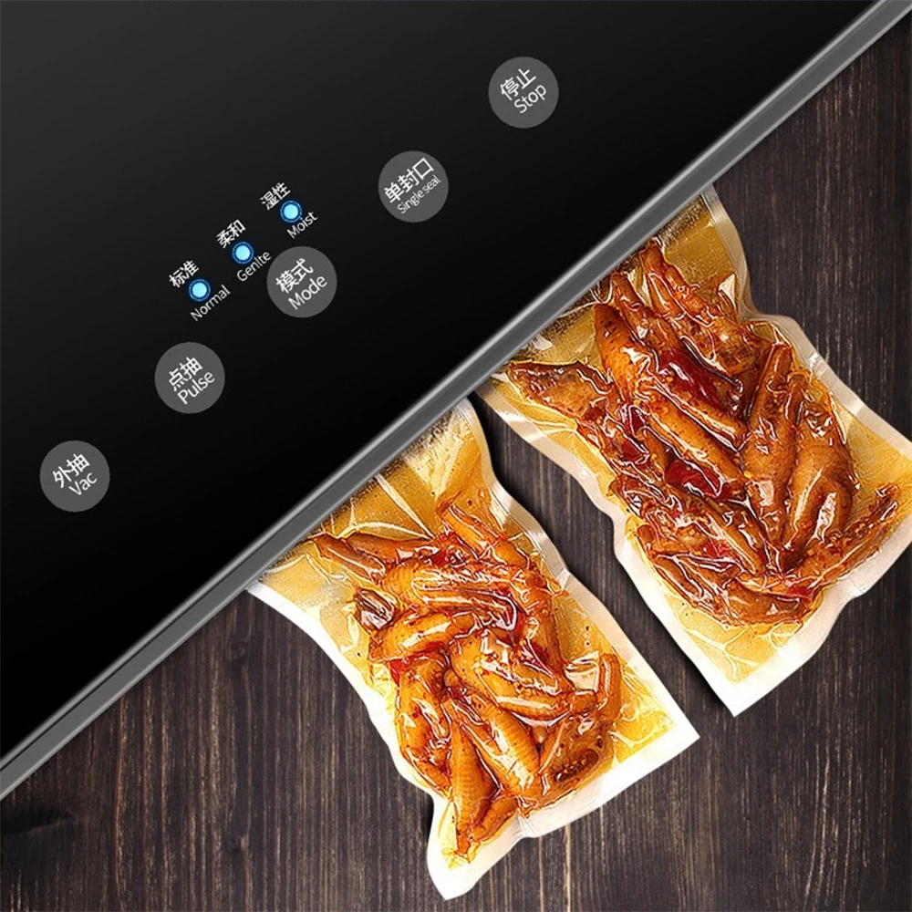 110V 220V Portable Detachable Fully Automatic Food Vacuum Sealer Kitchen Vacuum Sealing Packaging Machine With 10pcs Bags
110V 220V Portable Detachable Fully Automatic Food Vacuum Sealer Kitchen Vacuum Sealing Packaging Machine With 10pcs Bags