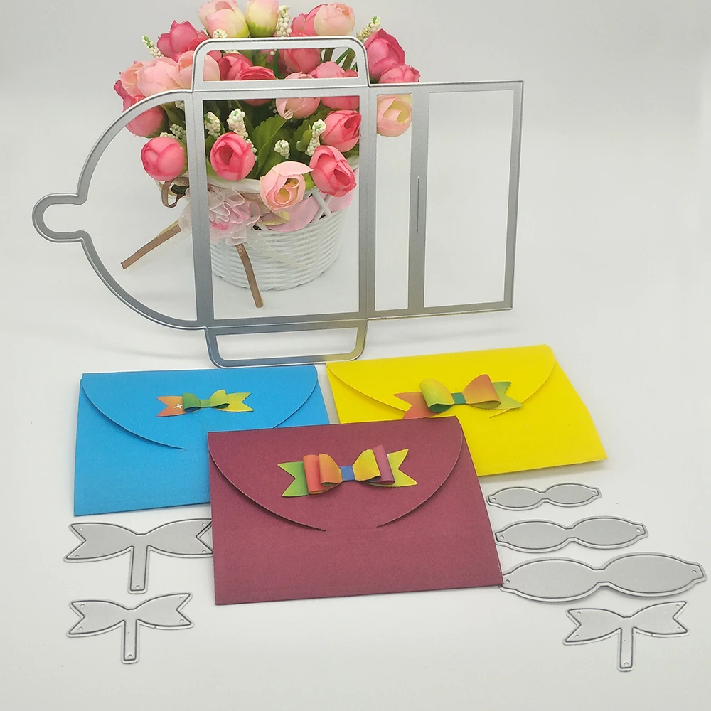 New big envelope metal dying cuts bow cutting dies for DIY scrapbooking embossing paper cards that supplies decorative craft
New big envelope metal dying cuts bow cutting dies for DIY scrapbooking embossing paper cards that supplies decorative craft