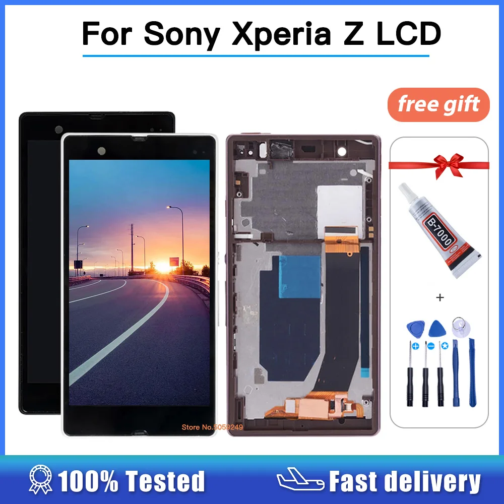 Original display For SONY Xperia Z Display Touch Screen For SONY Xperi Z LCD Digitizer Assembly L36H C6603 C6602 LCD With frame
Original display For SONY Xperia Z Display Touch Screen For SONY Xperi Z LCD Digitizer Assembly L36H C6603 C6602 LCD With frame