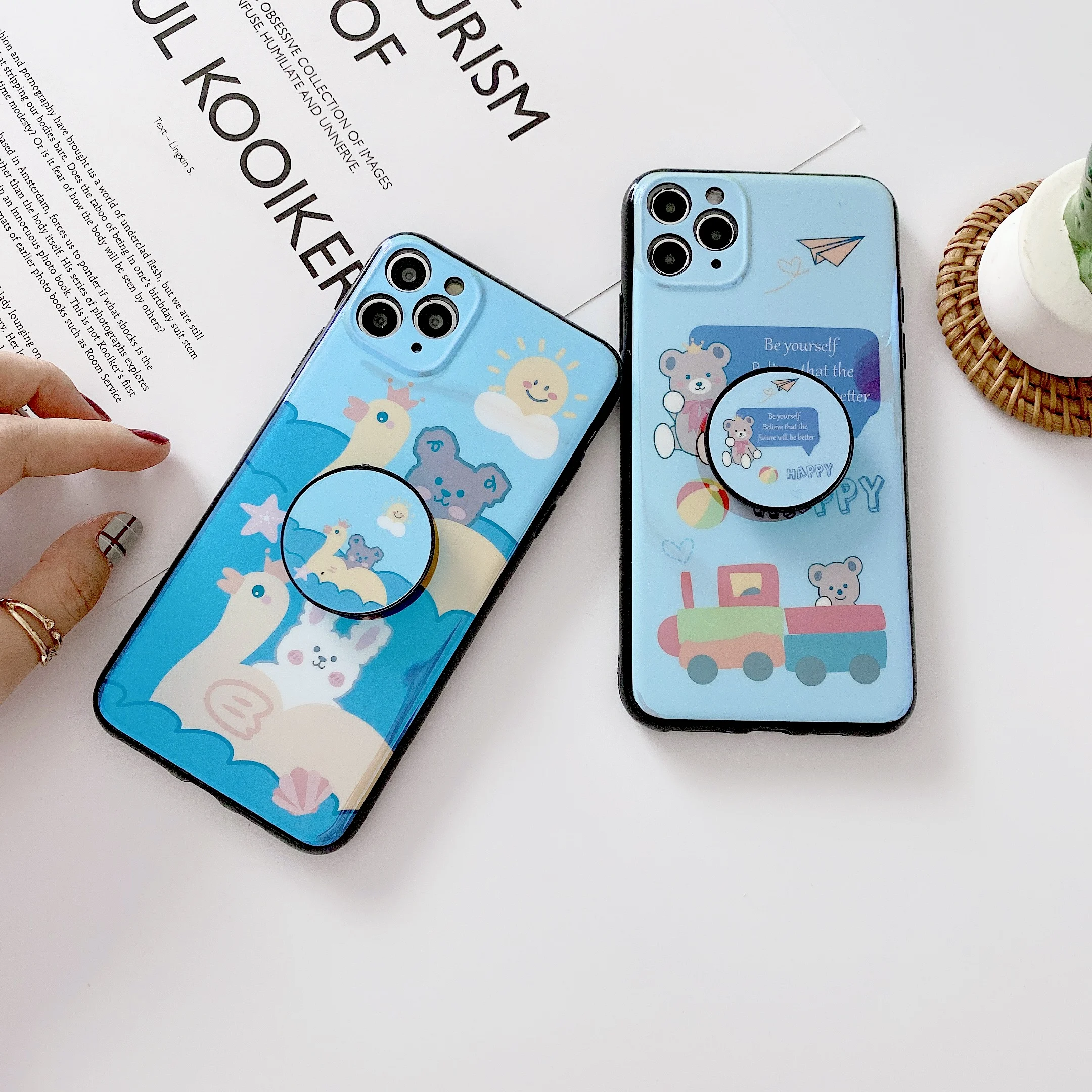 Blue Ray Cartoon Bear Rabbit Soft Silicone Phone Case With Bracket Rope For Huawei Mate 40 Rs Mate 40 Pro Plus Mate 10 20 30 Pro
Blue Ray Cartoon Bear Rabbit Soft Silicone Phone Case With Bracket Rope For Huawei Mate 40 Rs Mate 40 Pro Plus Mate 10 20 30 Pro