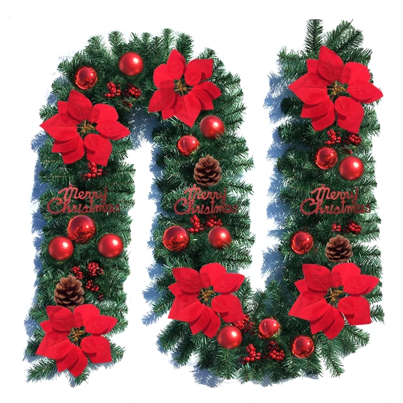2.7m Christmas Wreath Garland Artificial Pine Cone Ball Tree Rattan Ornament
2.7m Christmas Wreath Garland Artificial Pine Cone Ball Tree Rattan Ornament