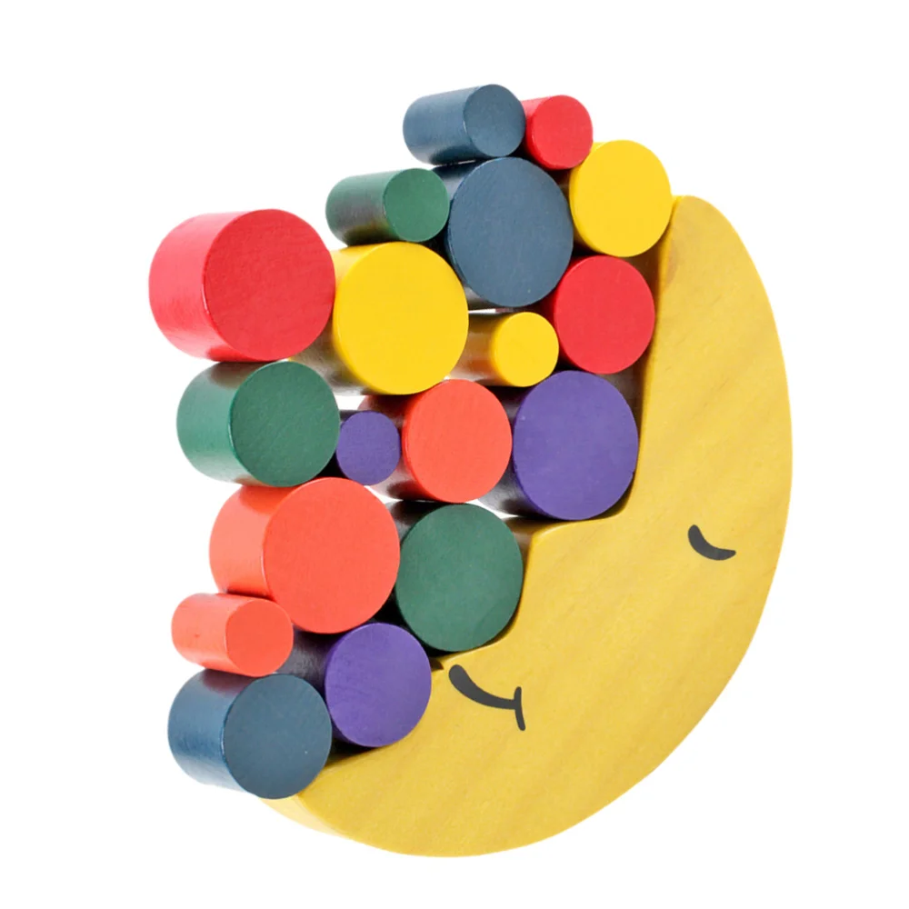 Wooden Moon Balance Building Block Colorful Stacking Blocks Early Educational Game Sorting for Kids Children
Wooden Moon Balance Building Block Colorful Stacking Blocks Early Educational Game Sorting for Kids Children