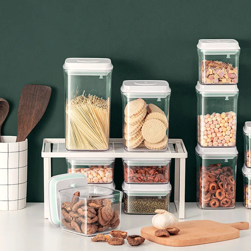 11 Capacities Food Storage Box Container One-button ON/OFF Sealed Jar Grain Storage Tank Cansfor Refrigerator Kitchen Keep Fresh
11 Capacities Food Storage Box Container One-button ON/OFF Sealed Jar Grain Storage Tank Cansfor Refrigerator Kitchen Keep Fresh