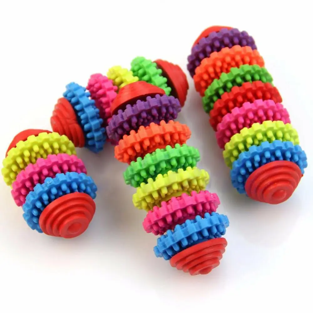 Colorful Cute TPR Rubber Pet Dog Puppy Dental Teething Healthy Teeth Gum Chewing Toy Suitable For Small Dog Bite-resistant Toys
Colorful Cute TPR Rubber Pet Dog Puppy Dental Teething Healthy Teeth Gum Chewing Toy Suitable For Small Dog Bite-resistant Toys