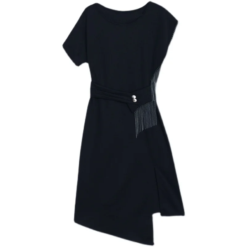 COIGARSAM Long Dress Women Summer 2021 New Office Lady French Style Solid Short Sleeve O-Neck Black Dresses Traf Robe Vestidos
COIGARSAM Long Dress Women Summer 2021 New Office Lady French Style Solid Short Sleeve O-Neck Black Dresses Traf Robe Vestidos