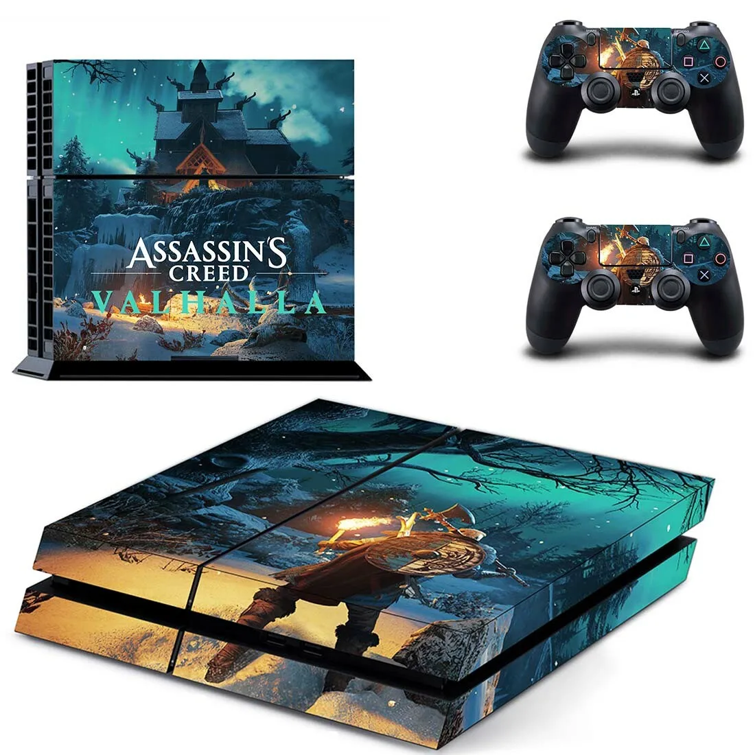 Наклейка для консоли PS4 Creed Valhalla s Play station 4 наклейка PlayStation и контроллера Скины