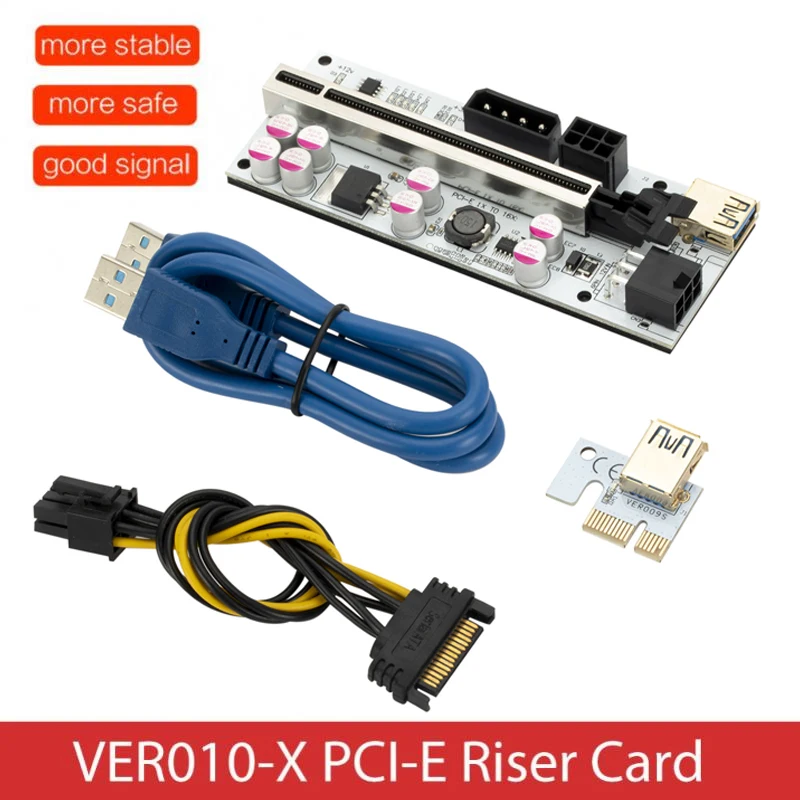 Riser VER010 USB 3.0 PCI-E Райзер Реверсивный Экспресс-кабель Райзер для видеокарты X16 Райзер-карта PCI-E Райзер для коннекторов майнинга
Riser VER010 USB 3.0 PCI-E Райзер Реверсивный Экспресс-кабель Райзер для видеокарты X16 Райзер-карта PCI-E Райзер для коннекторов майнинга