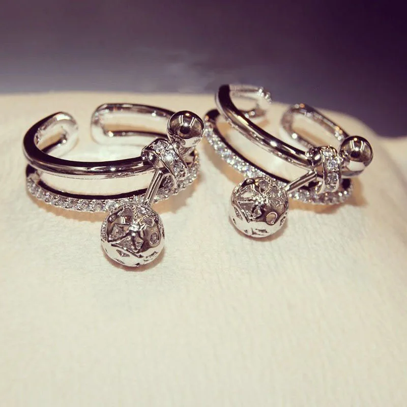 BAOSHINA Korean Style Cute Women Finger Ring New Trendy Resizable Opening Rings Party Princess Daily Wear Accessories Jewelry
BAOSHINA Korean Style Cute Women Finger Ring New Trendy Resizable Opening Rings Party Princess Daily Wear Accessories Jewelry