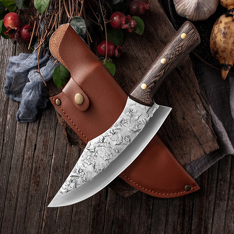 Forging Japanese Full Tang Handle Knife Handmade Steel Kitchen Boning Knives Chef Slicing Knife Santoku Cleaver Cutter
Forging Japanese Full Tang Handle Knife Handmade Steel Kitchen Boning Knives Chef Slicing Knife Santoku Cleaver Cutter