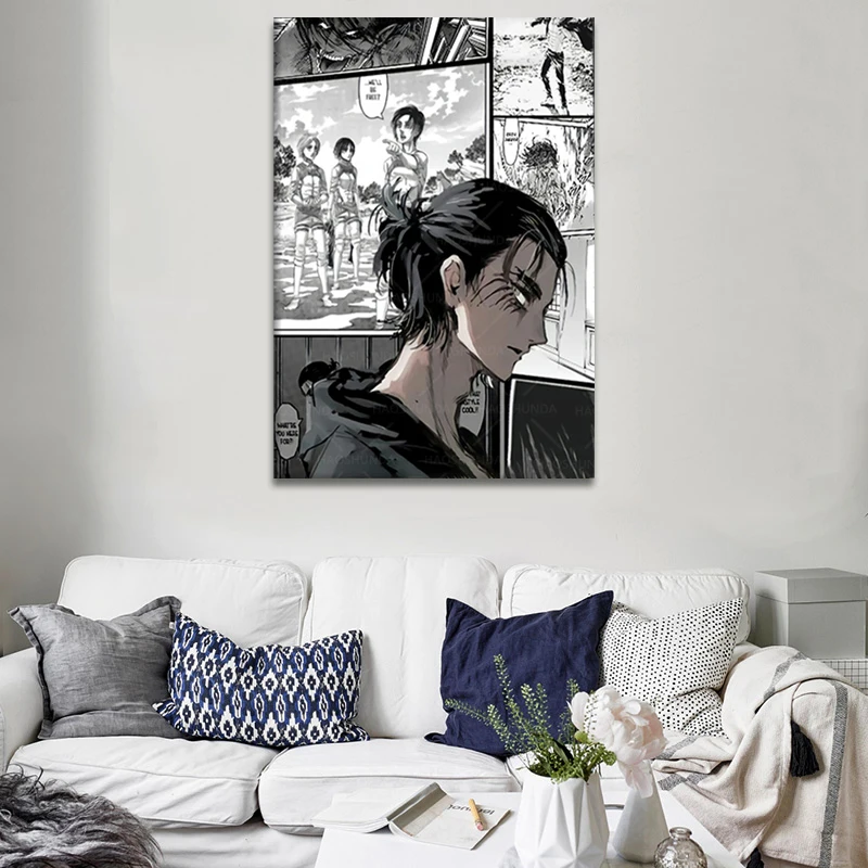 Eren Jaeger Long Hair Attack on Titan Season 4 Manga Canvas Decoration Prints Poster Pictures Home Decor Study Wall Art Painting
Eren Jaeger Long Hair Attack on Titan Season 4 Manga Canvas Decoration Prints Poster Pictures Home Decor Study Wall Art Painting
