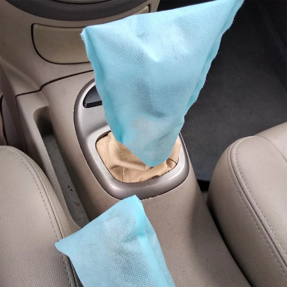 4Pcs Car Protective Covers Disposable Car Seat Cover, Steeling Wheel Cover, Handbrake Cover, Gear Shift Cover Fit for Most Cars
4Pcs Car Protective Covers Disposable Car Seat Cover, Steeling Wheel Cover, Handbrake Cover, Gear Shift Cover Fit for Most Cars