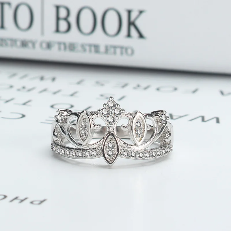 Europe & American creative Hollow out ring 925 silver crown CZ ring 2020 women DIY jewelry Valentines Day gift free shipping hot
Europe & American creative Hollow out ring 925 silver crown CZ ring 2020 women DIY jewelry Valentines Day gift free shipping hot