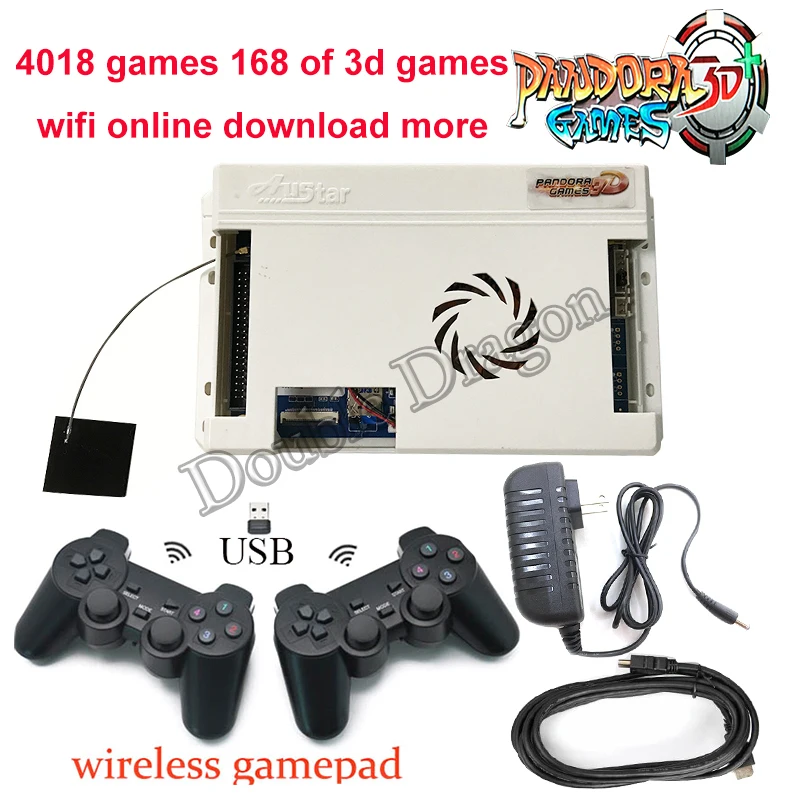 Pandora Box 3D-игры 4018 в 1 аркадная печатная плата с USB проводной беспроводной геймпад Набор 168 * 3D Поддержка WIFI онлайн-загрузки игр
Pandora Box 3D-игры 4018 в 1 аркадная печатная плата с USB проводной беспроводной геймпад Набор 168 * 3D Поддержка WIFI онлайн-загрузки игр