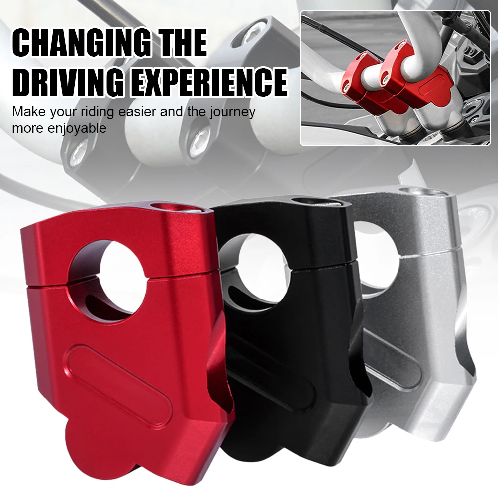 Universal 22mm 28mm Motorcycle Handlebar Riser Motorbike Bar Heightening Device Clamp Mount CNC Grip for Yamaha Suzuki BMW
Universal 22mm 28mm Motorcycle Handlebar Riser Motorbike Bar Heightening Device Clamp Mount CNC Grip for Yamaha Suzuki BMW