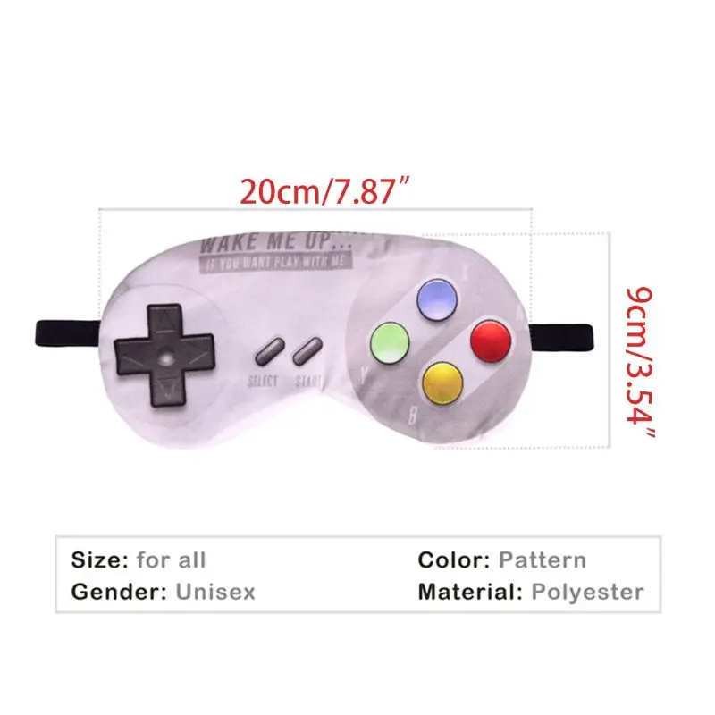 H7JC Women Men Funny 3D Sleep Eye Mask Novelty Dollar Letters Gamepad Battery Printing Travel Eyeshade Relaxing Rest Blindfold
H7JC Women Men Funny 3D Sleep Eye Mask Novelty Dollar Letters Gamepad Battery Printing Travel Eyeshade Relaxing Rest Blindfold