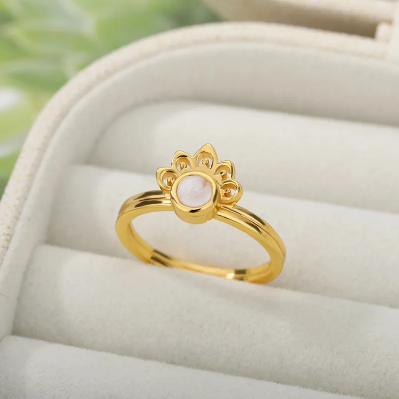 Elegant Petal Beads Crown Wedding Rings For Women Girls Stainless Steel Finger Engagement Ring Vintage Jewelry Gift
Elegant Petal Beads Crown Wedding Rings For Women Girls Stainless Steel Finger Engagement Ring Vintage Jewelry Gift