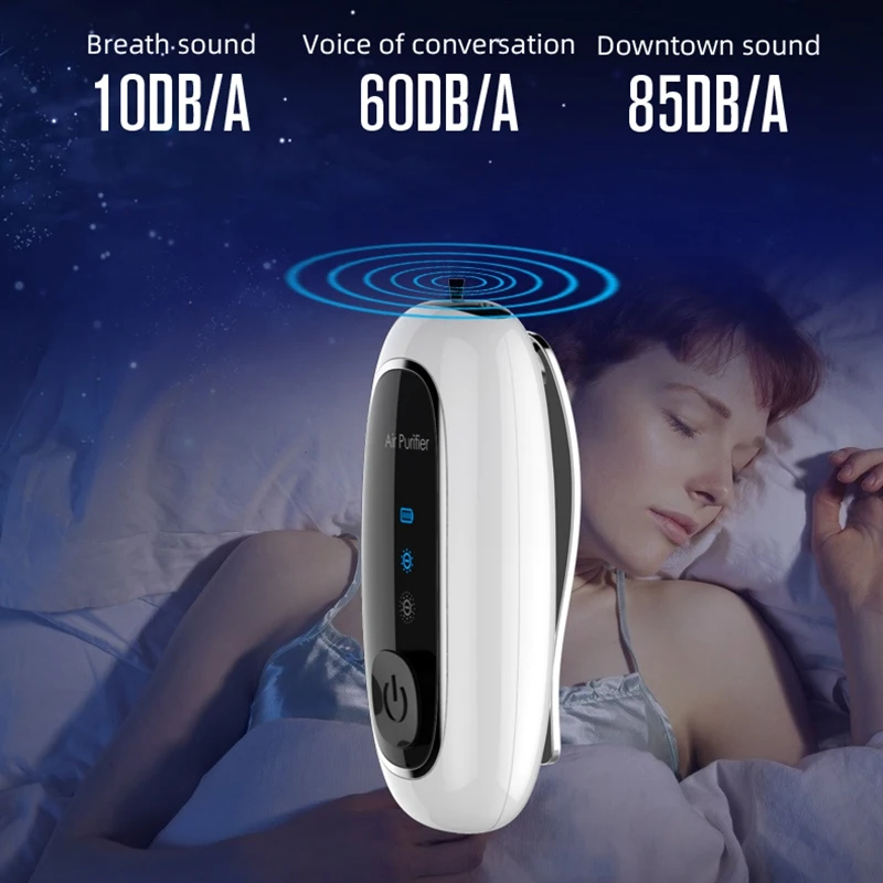 Mini Air Purifier Fashionable Personal Wearable Lavalier Type Rechargeable Portable Negative Ion Air Purifier
Mini Air Purifier Fashionable Personal Wearable Lavalier Type Rechargeable Portable Negative Ion Air Purifier