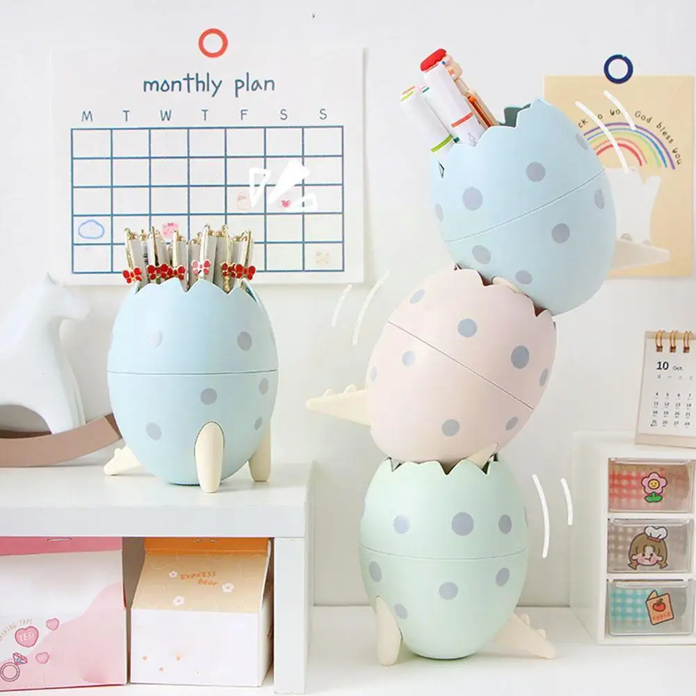 Multi-function Desktop Cute Dinosaur Egg Pen Holder Accessories Pencil Organizer Colorful Box School Office Pen Storage Cas A6O4
Multi-function Desktop Cute Dinosaur Egg Pen Holder Accessories Pencil Organizer Colorful Box School Office Pen Storage Cas A6O4