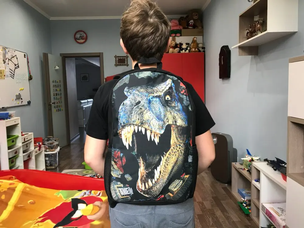 Customized 3D Printed Dinosaur Children Student Bag Cute Tiger Puppy Satchel Kids Schoolbag for Boys Children Bookbag Mochila
Customized 3D Printed Dinosaur Children Student Bag Cute Tiger Puppy Satchel Kids Schoolbag for Boys Children Bookbag Mochila