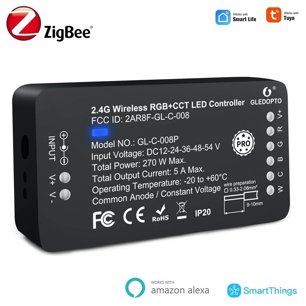 Светодиодная лента Zigbee, дистанционное управление, управление, RGB, CCT, умный дом, диммер, Tuya Smart Life, поддержка Alexa, Echo Plus, SmartThings
Светодиодная лента Zigbee, дистанционное управление, управление, RGB, CCT, умный дом, диммер, Tuya Smart Life, поддержка Alexa, Echo Plus, SmartThings
