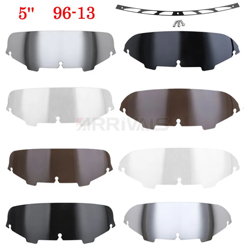 Motorcycle 5" Headlight Windshield Wind Deflector Windscreen For Harley Touring Electra Street Glide FLHX FLHT 1996-2013
Motorcycle 5" Headlight Windshield Wind Deflector Windscreen For Harley Touring Electra Street Glide FLHX FLHT 1996-2013