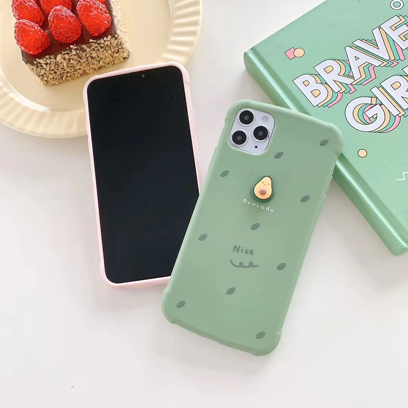 3D Anti-fall Avocado Orange Peach Soft Silicon Phone Case For iPhone 7 8 Plus X XS XR Max 11 Pro 2020 SE High Quality Cover Capa
3D Anti-fall Avocado Orange Peach Soft Silicon Phone Case For iPhone 7 8 Plus X XS XR Max 11 Pro 2020 SE High Quality Cover Capa