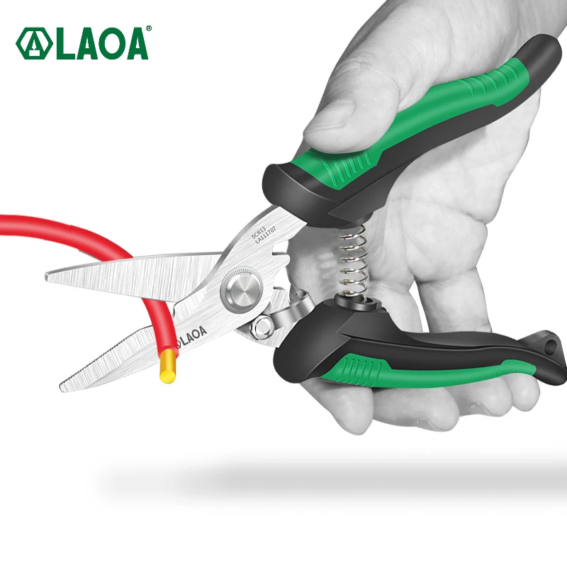 LAOA Electrician Wire Cutter Garden Pruning Shears Stainless Steel Trimming Pruning Tools Household Multi-purpose Scissors
LAOA Electrician Wire Cutter Garden Pruning Shears Stainless Steel Trimming Pruning Tools Household Multi-purpose Scissors