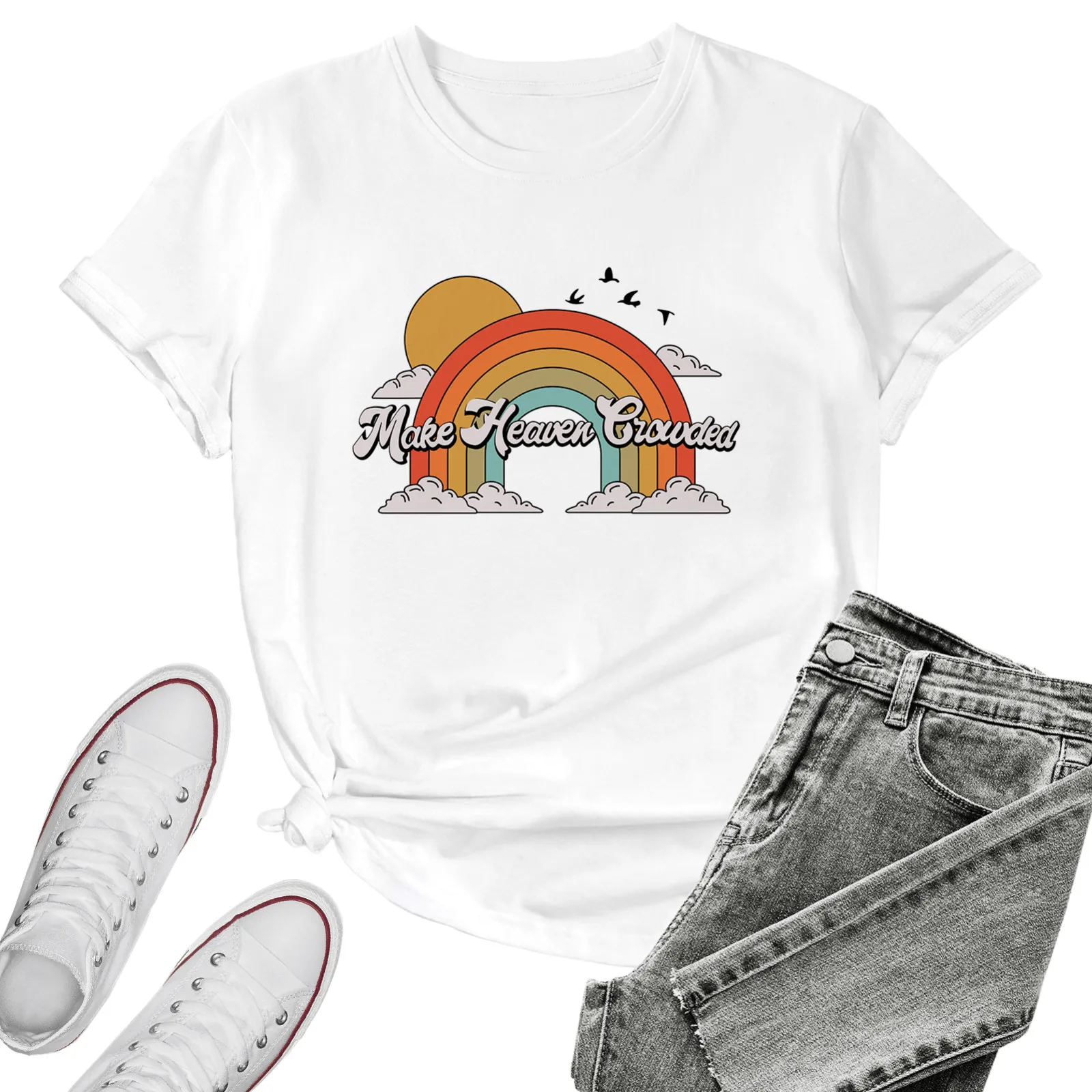 2021 new Fashion Women Summer Loose Casual Printing Short Sleeve O-Neck Blouse Tops Funny T-Shirt
2021 new Fashion Women Summer Loose Casual Printing Short Sleeve O-Neck Blouse Tops Funny T-Shirt